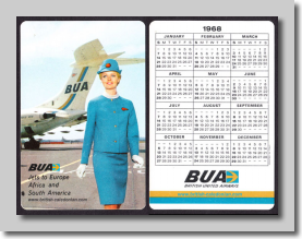 Pocket Calendar 1968